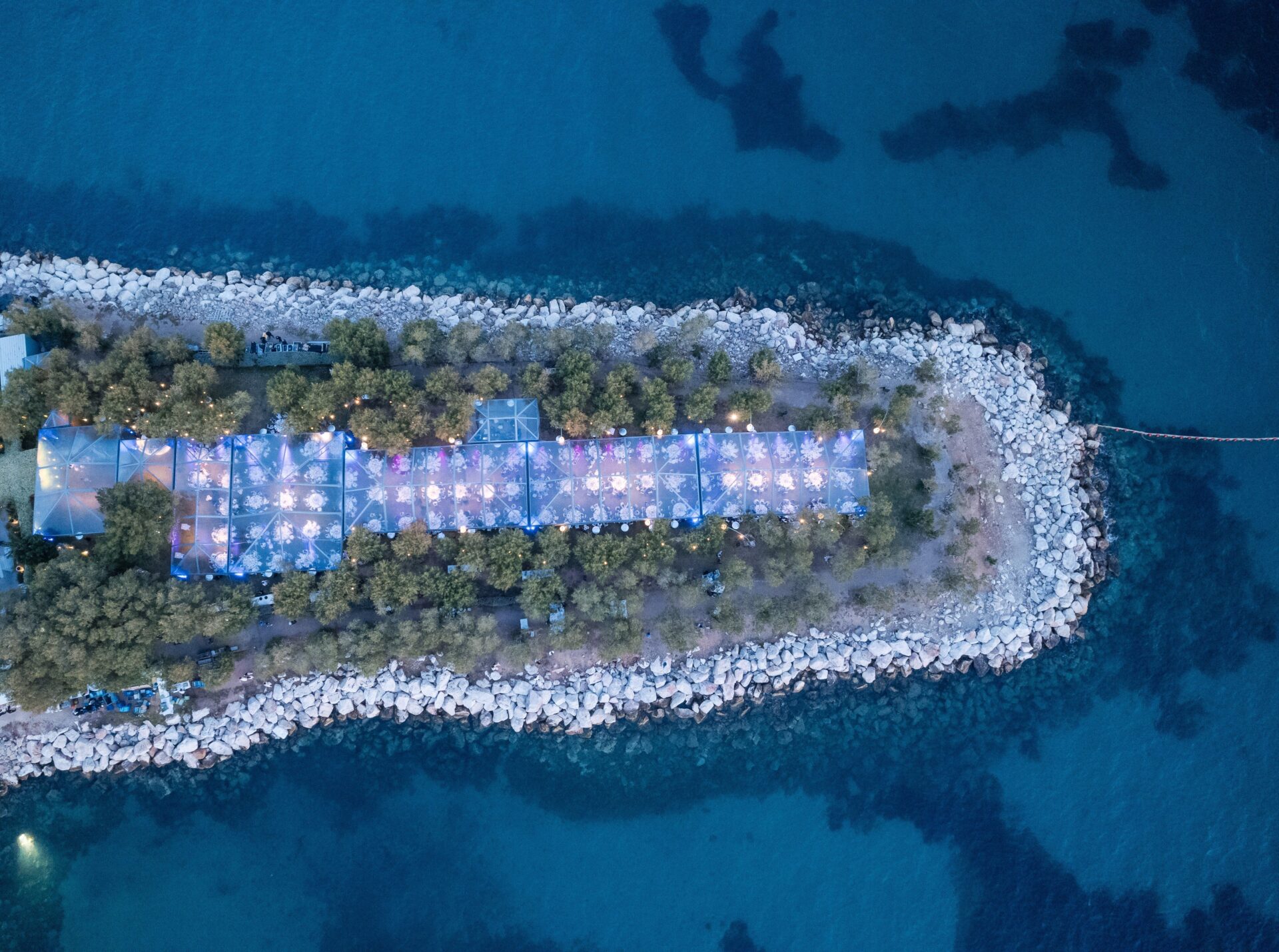 Aerial view of Ble Pavillon & Ble Azure Athens