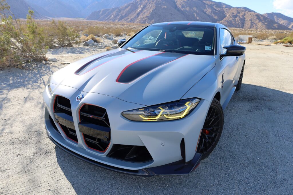 Track-ready, limited edition version BMW. This color is Frozen Brooklyn Grey Metallic.