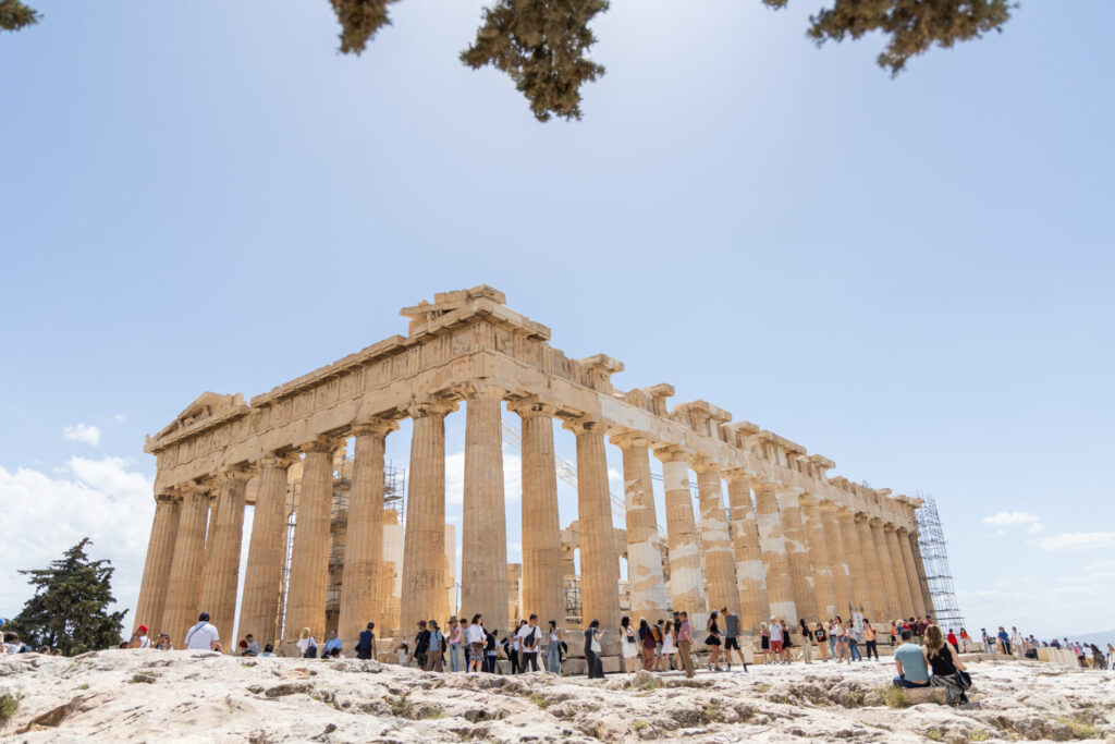 Group gathering event at the Acropolis