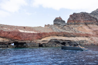 Catamaran sailing on the water