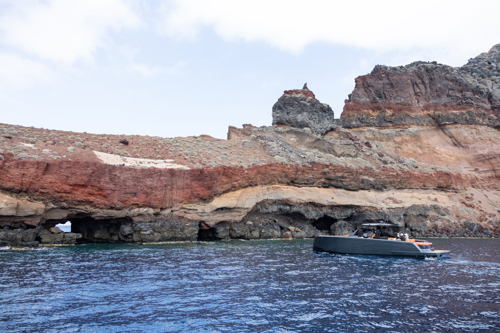Catamaran sailing on the water