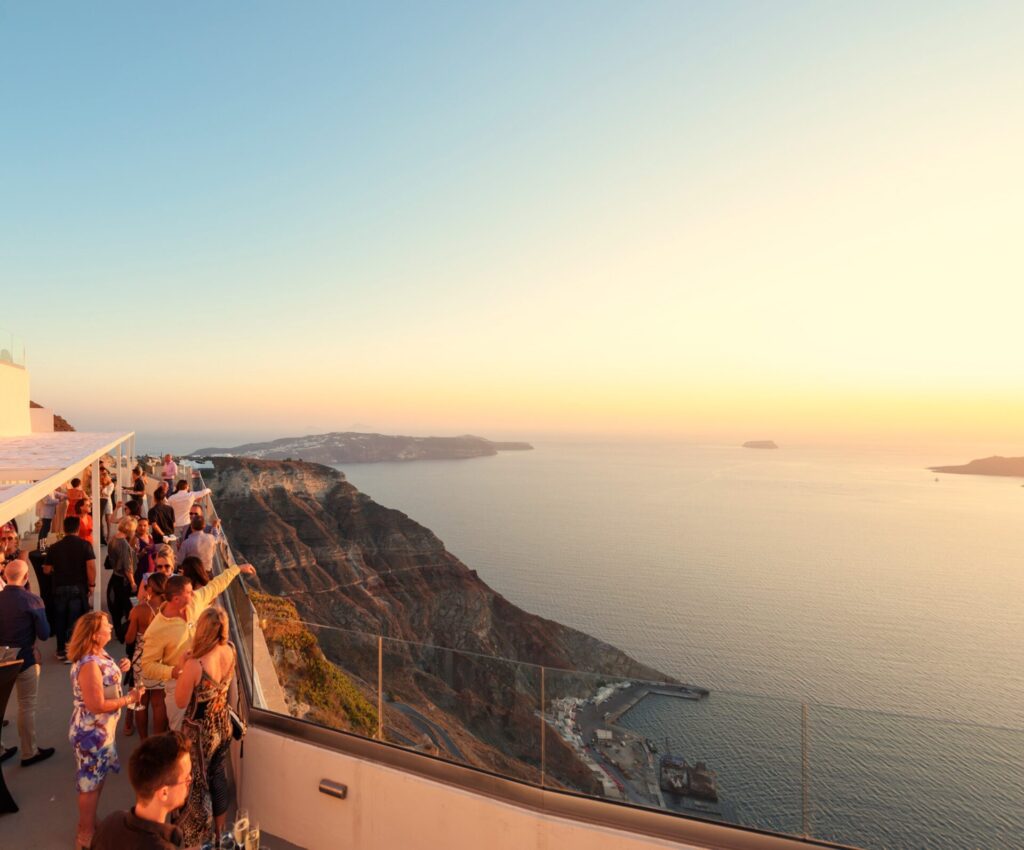 Exclusive wine tasting with Caldera views