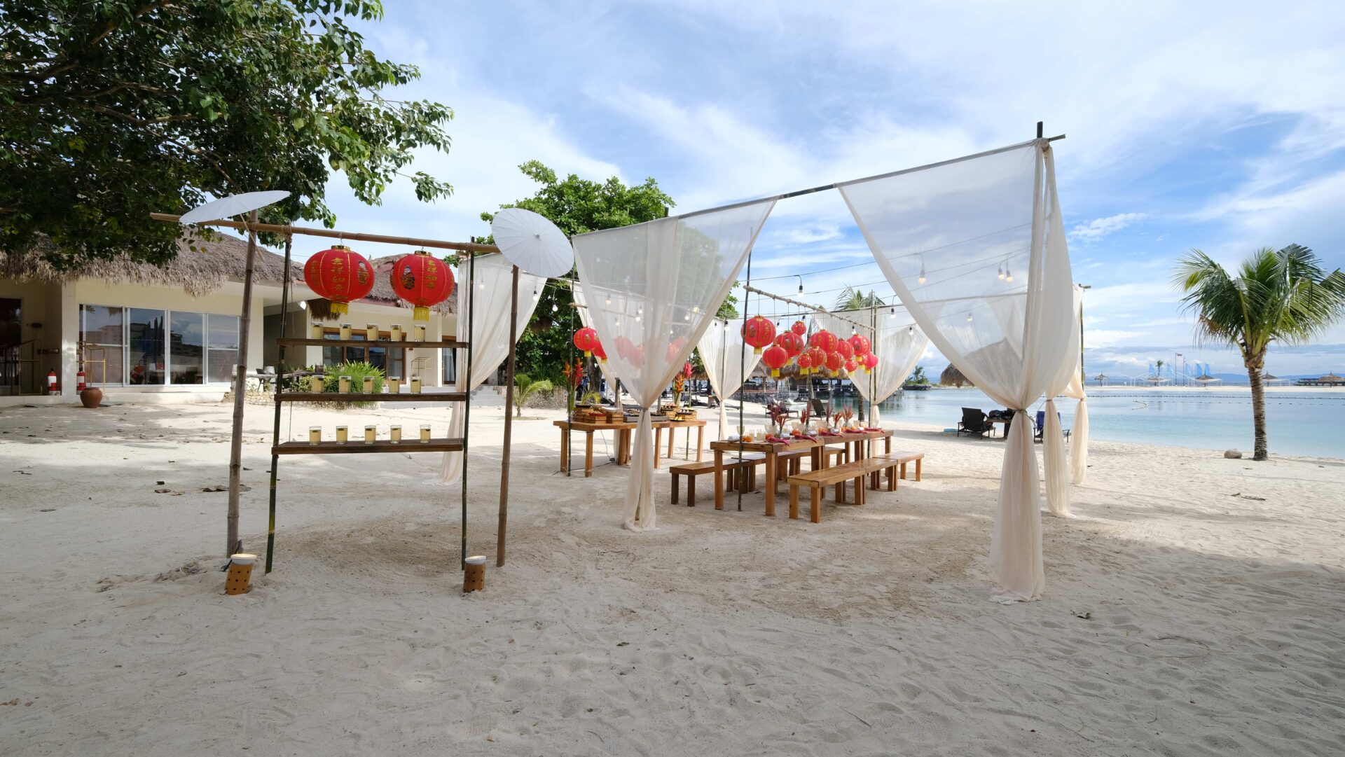 Celebration on the beach