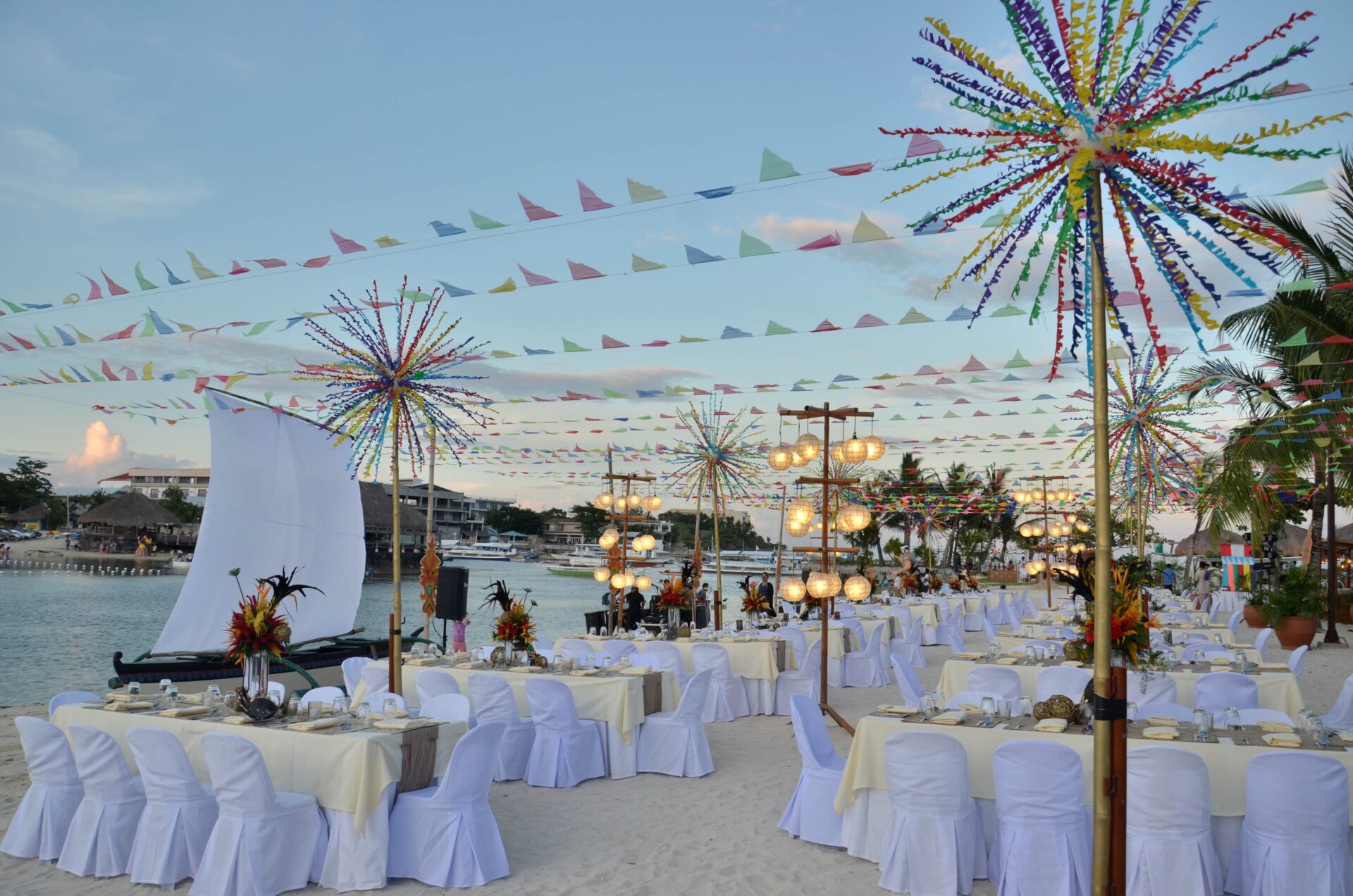 Celebration on the beach
