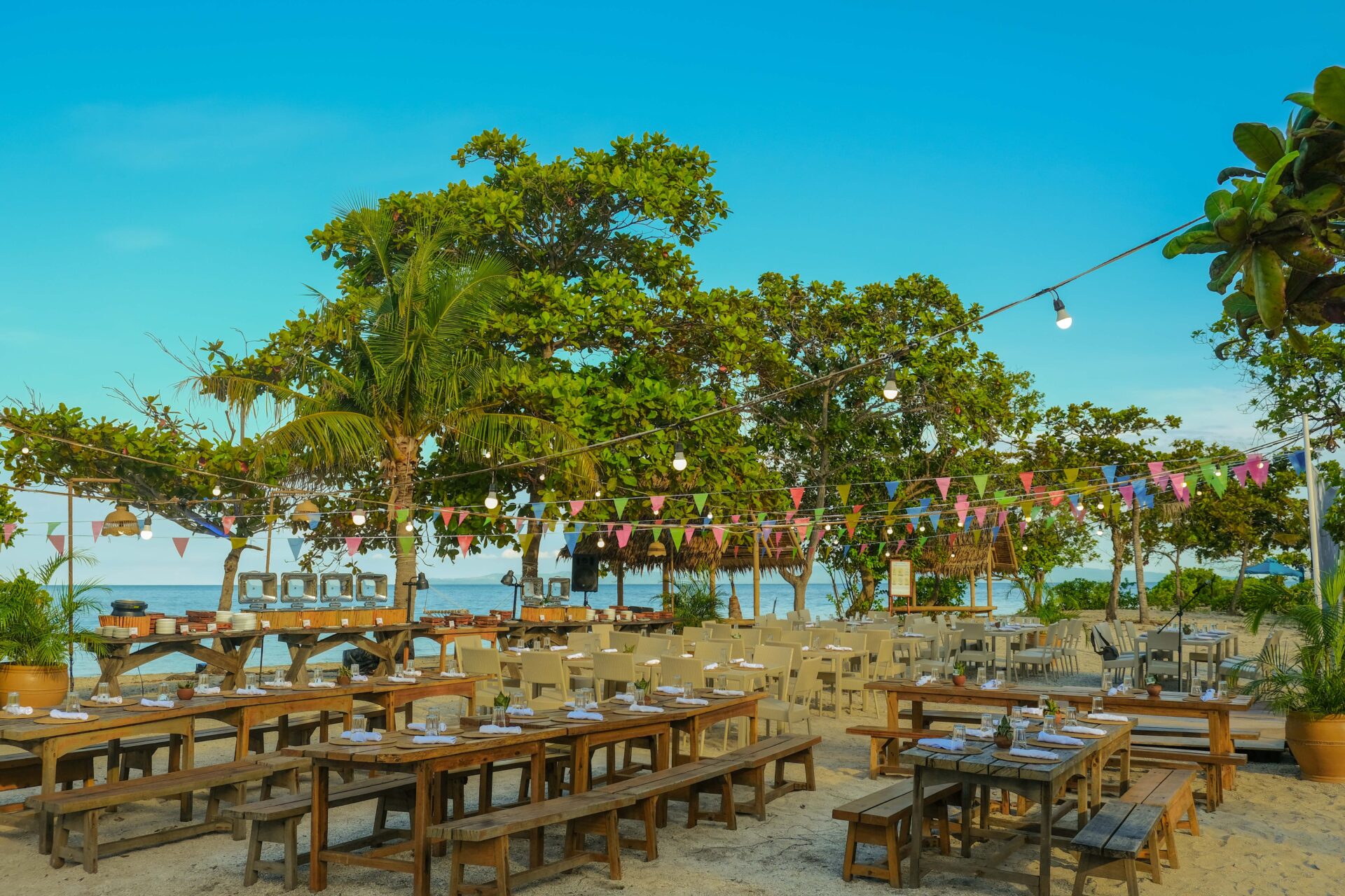 banquet style dinner