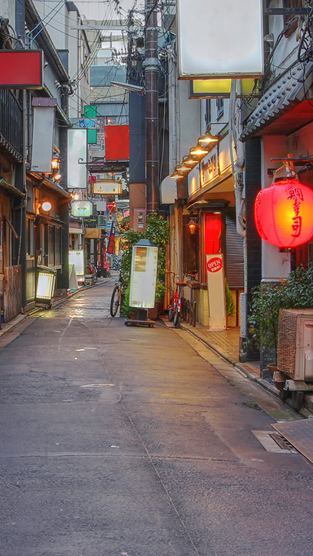 Backstreet view of Kyoto