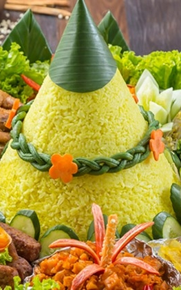 Sundanese food arrangement