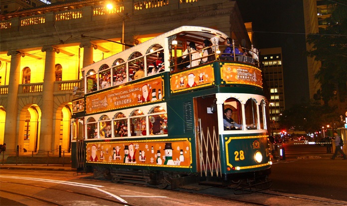Group activity in Hong Kong, Antique Tram.