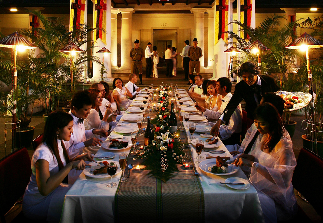Gala dinner set up for event in Kuching