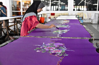 Batik painting activity