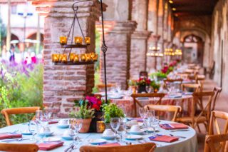 Beautiful decor at the Mission