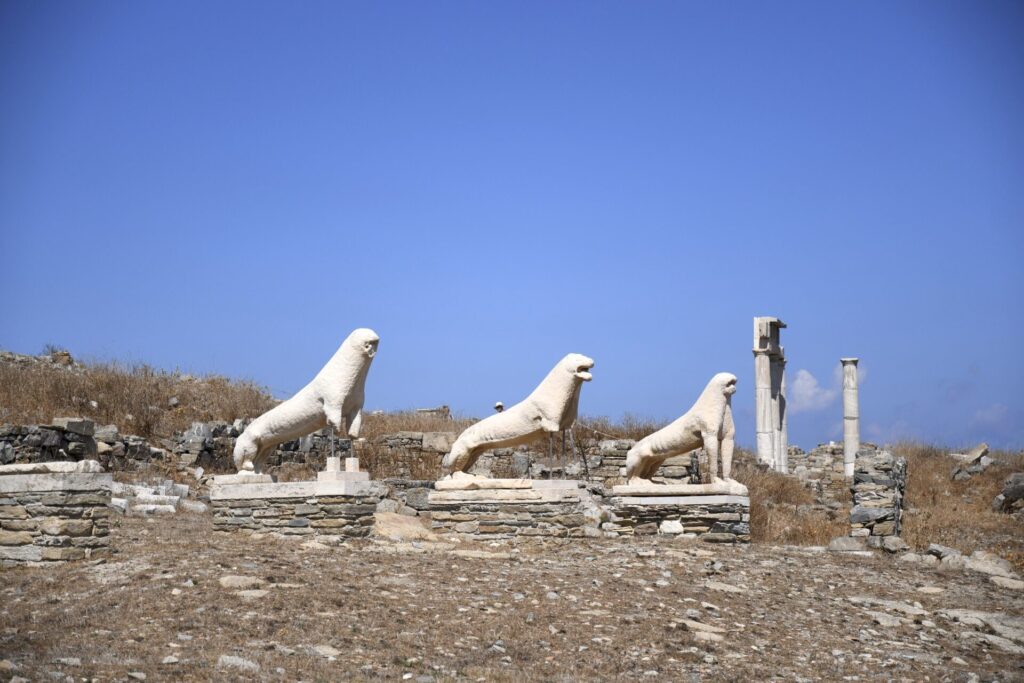 Historic archaeological site of Delos