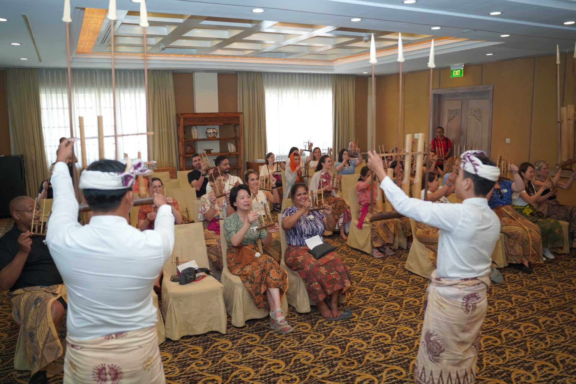 Group activity at the Balinese Village