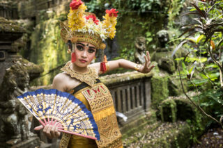 Traditional Bali dancer show for the event.