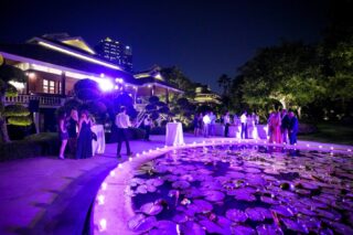 Gala dinner set up for event in Bangkok