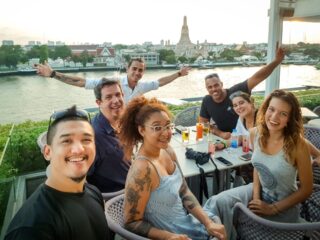 Group activity arrangement for event in Bangkok.