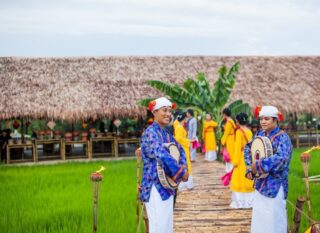 Reception at the gala dinner event in Hoi An.