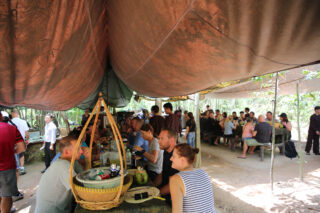 Group activity arrangement for event in Ho Chi Minh City.