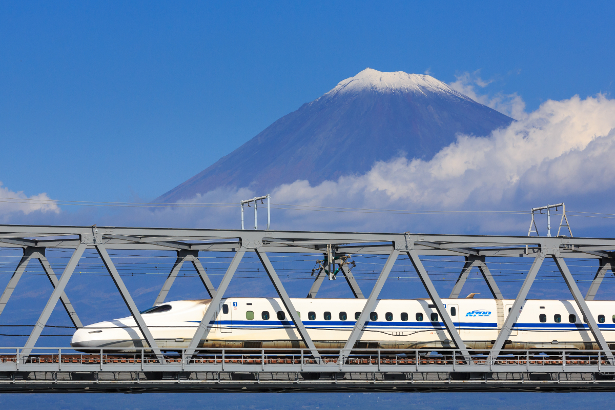 High speed bullet train