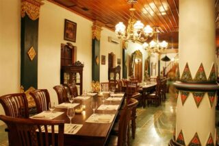 Gala dinner set up for event in Yogyakarta