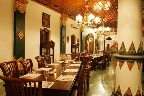 Gala dinner set up for event in Yogyakarta