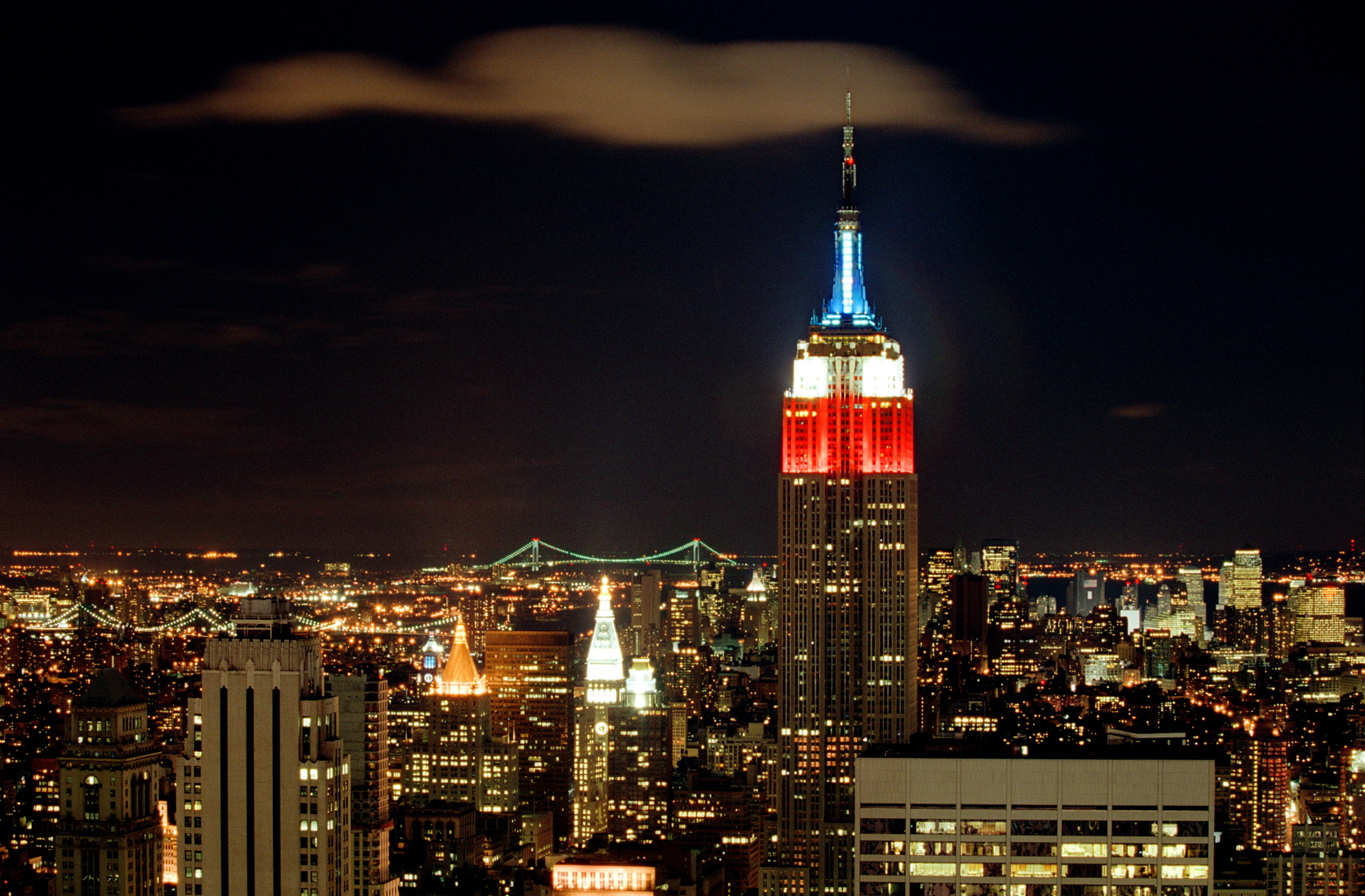 Empire State Building at night