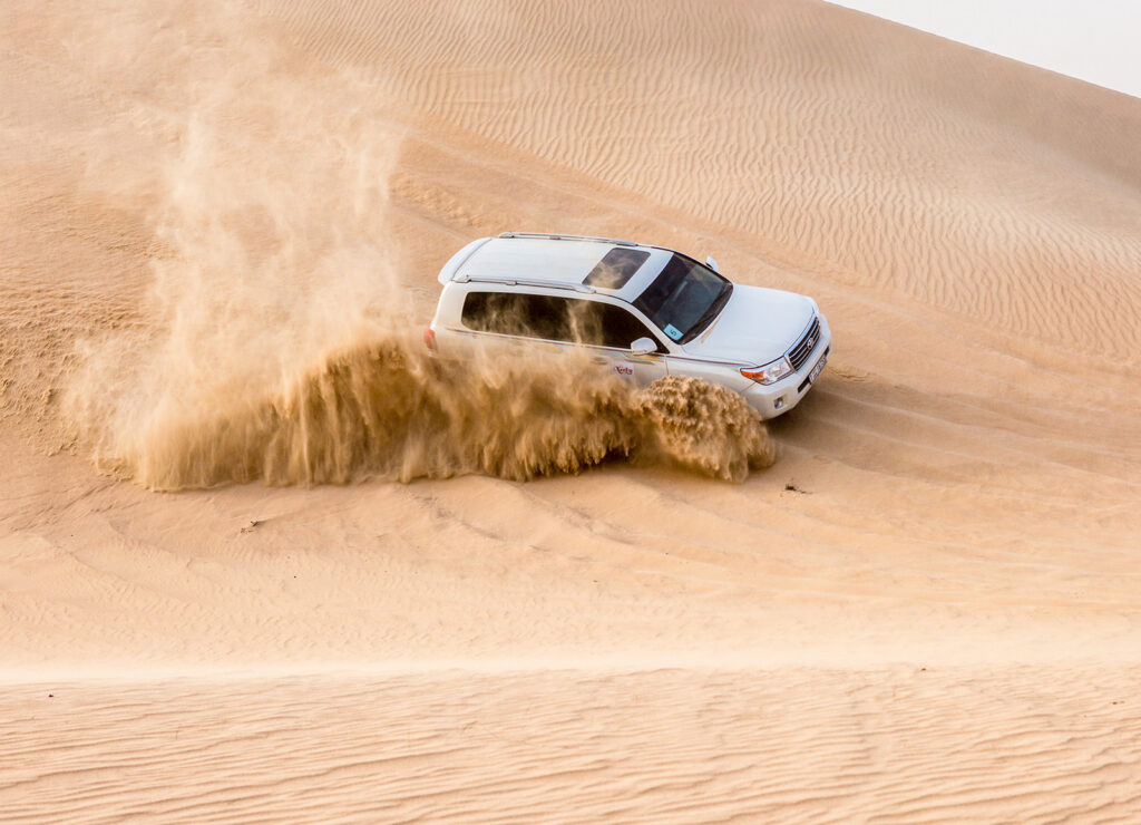 Dune Bashing Activity, part of the Desert Safari Experience