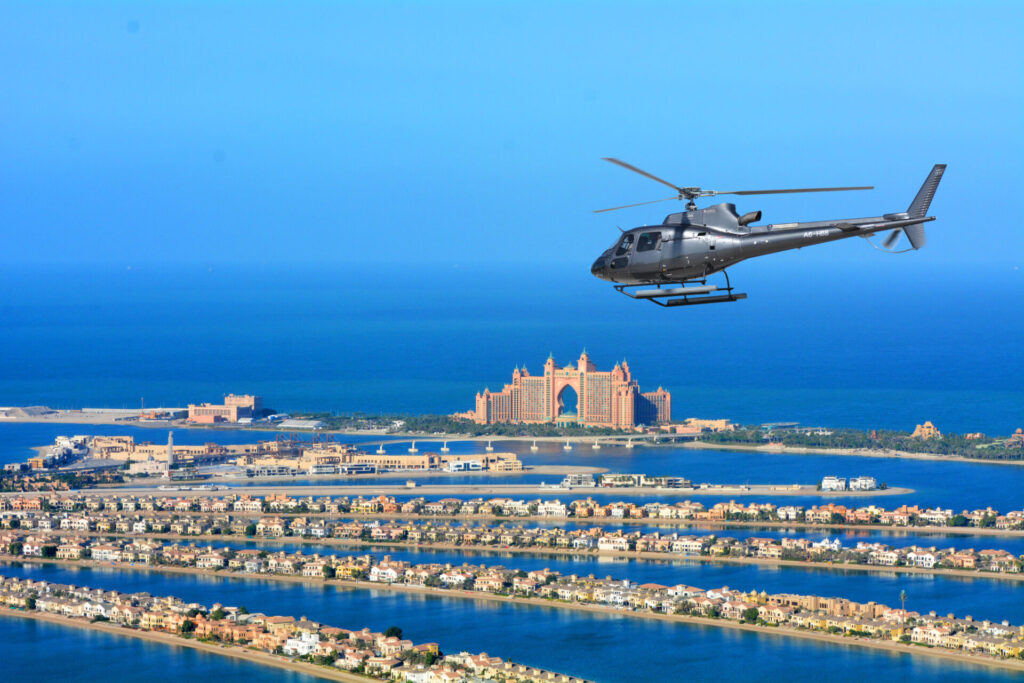 Helicopter Flight over Dubai
