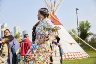Elbow River Camp dancer