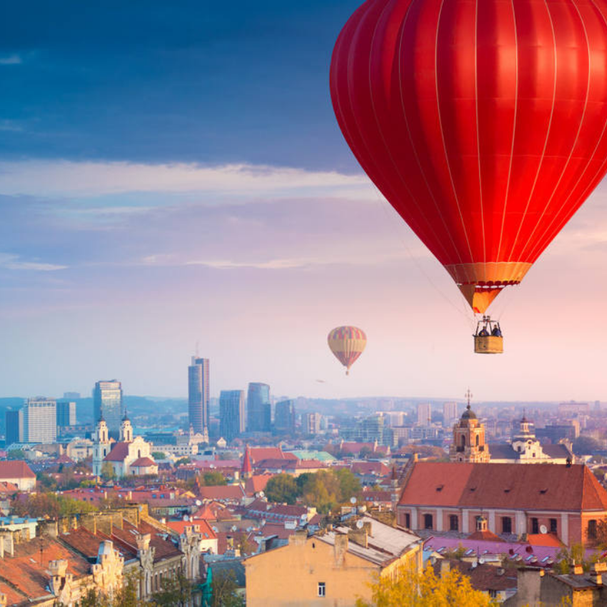 Hot air balloon ride