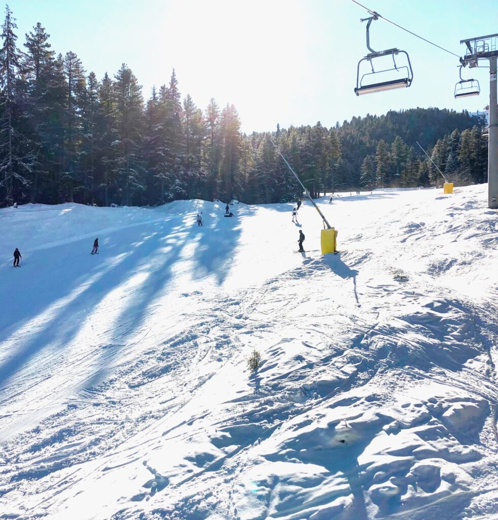 People skiing at Bansko