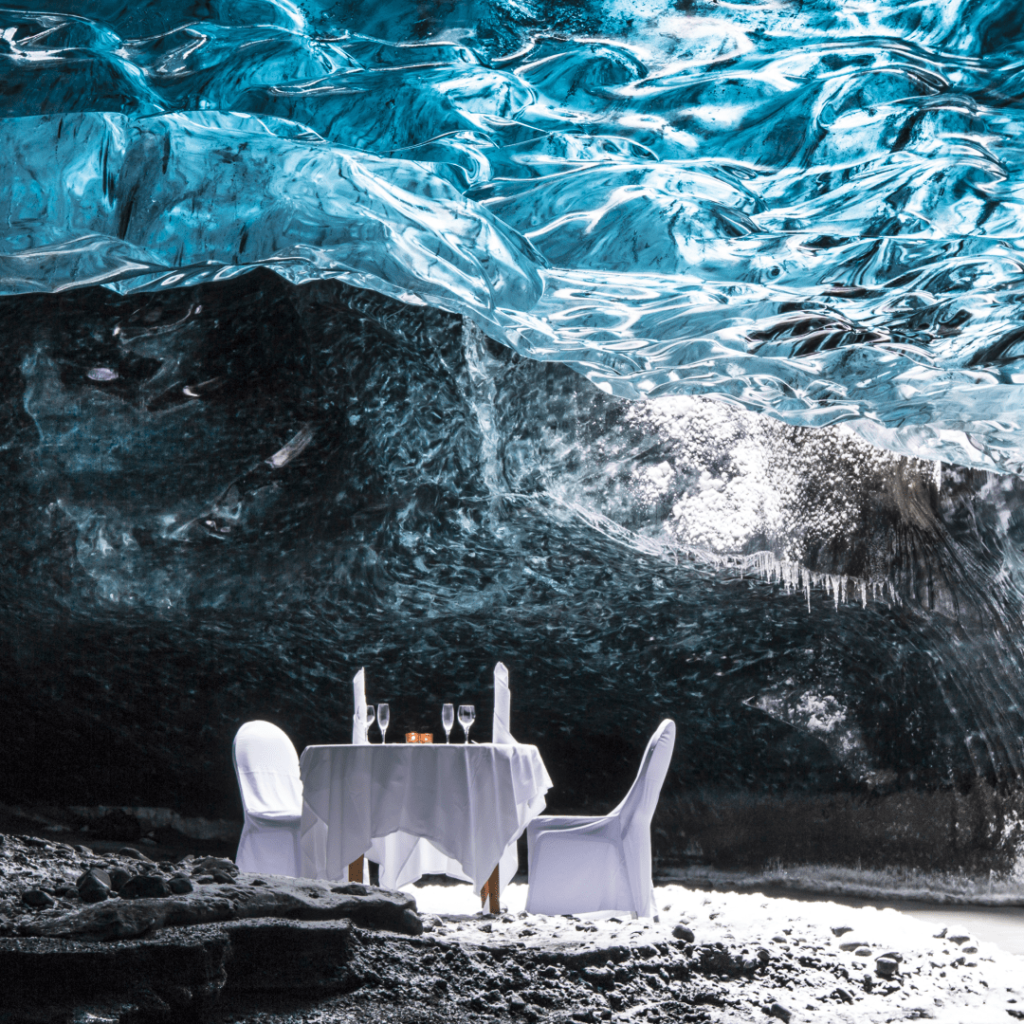 Ice Cave Dinner