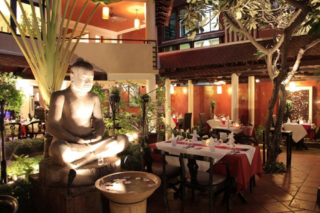 A Gala dinner set up for event in Phnom Penh