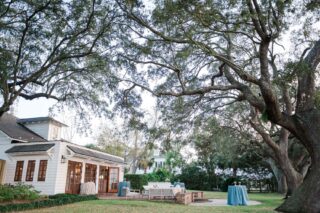 Beautiful outdoor reception by the River