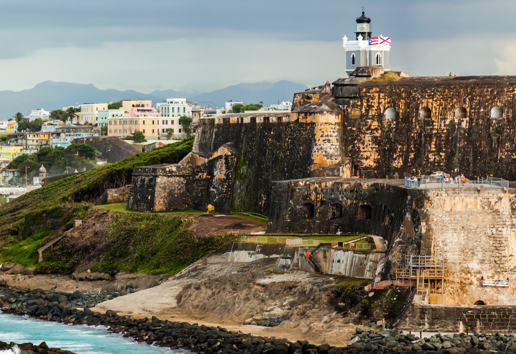 View of Puerto Rico from a distance