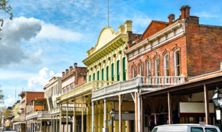 old buildings in downtown Sacramento