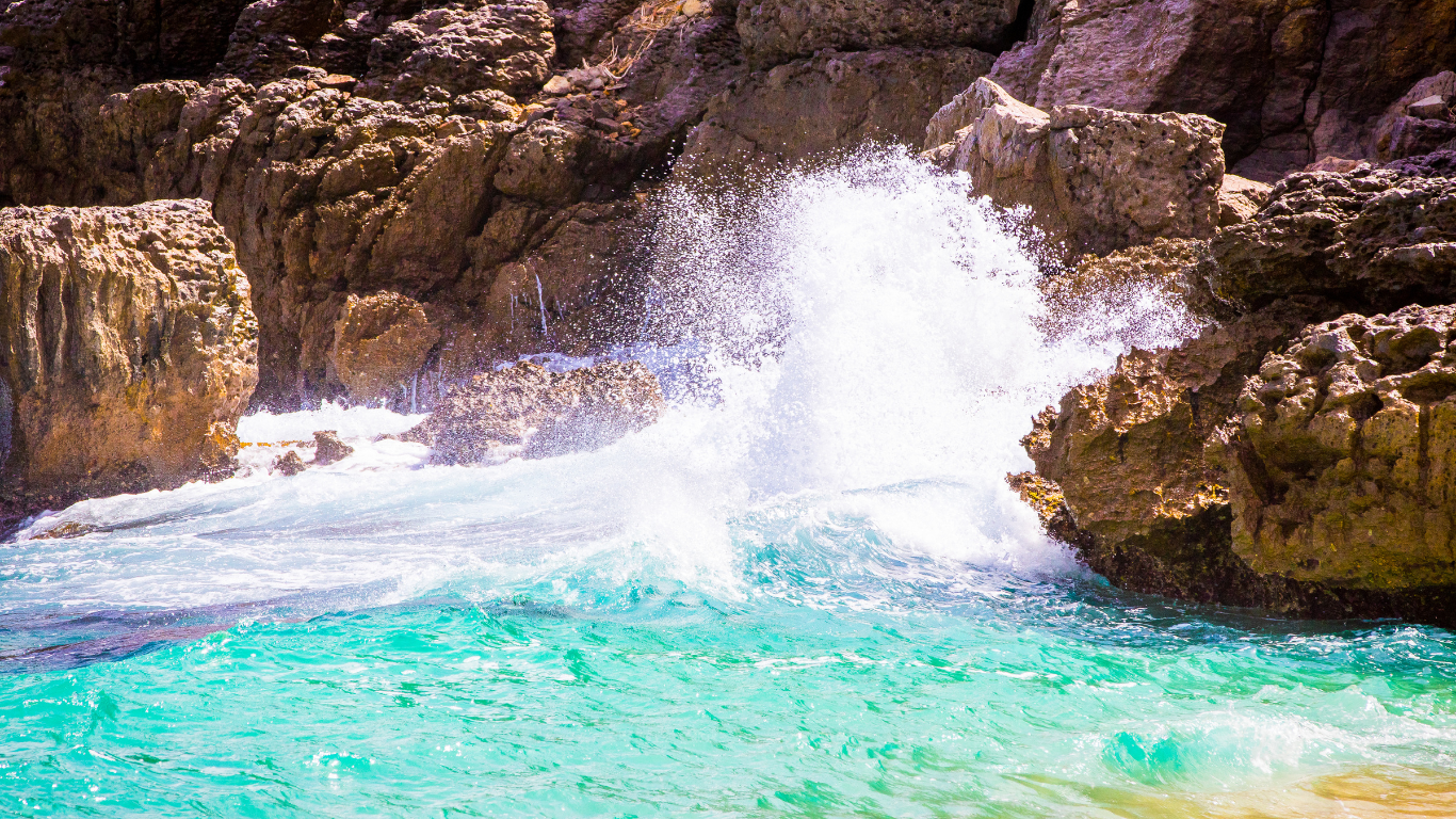 Waterfall in St. Barths