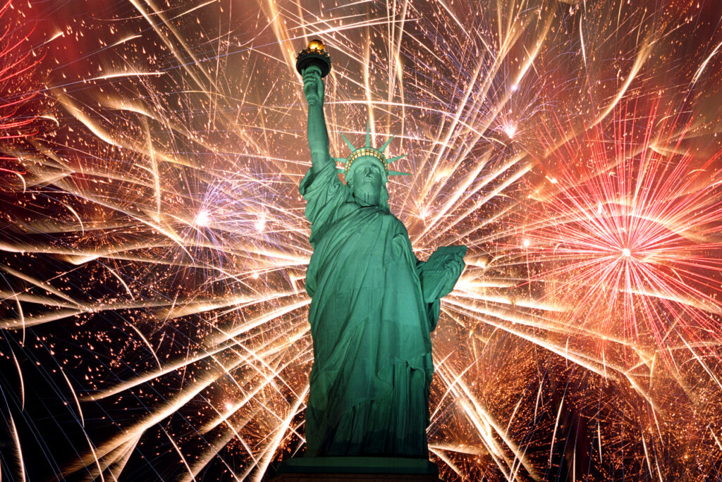 Statue of Liberty Fireworks