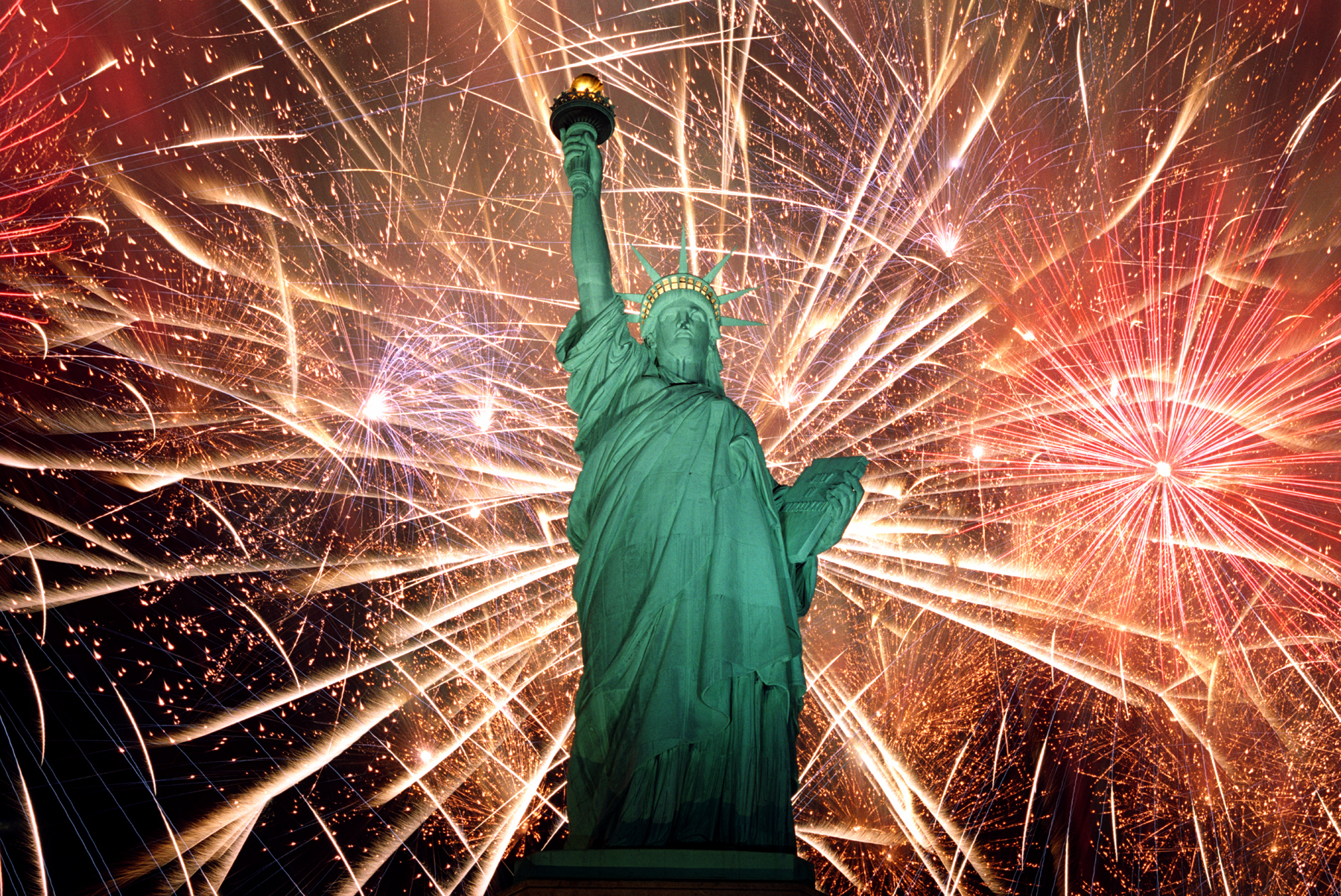 Statue of Liberty Fireworks