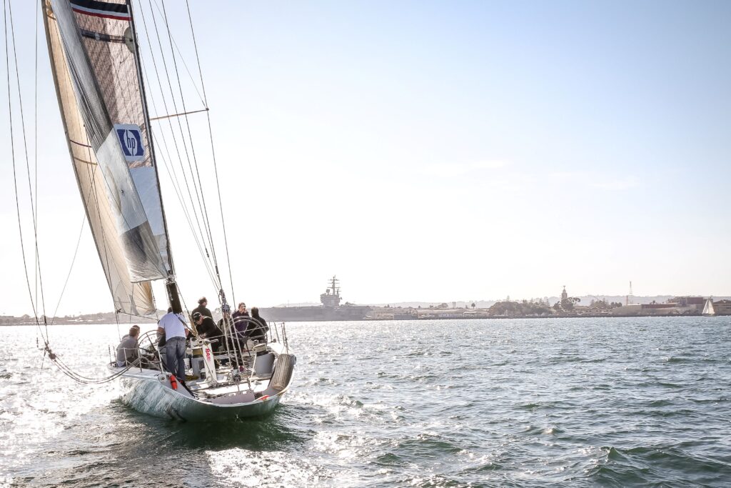 Catamaran Cruising on the Bay