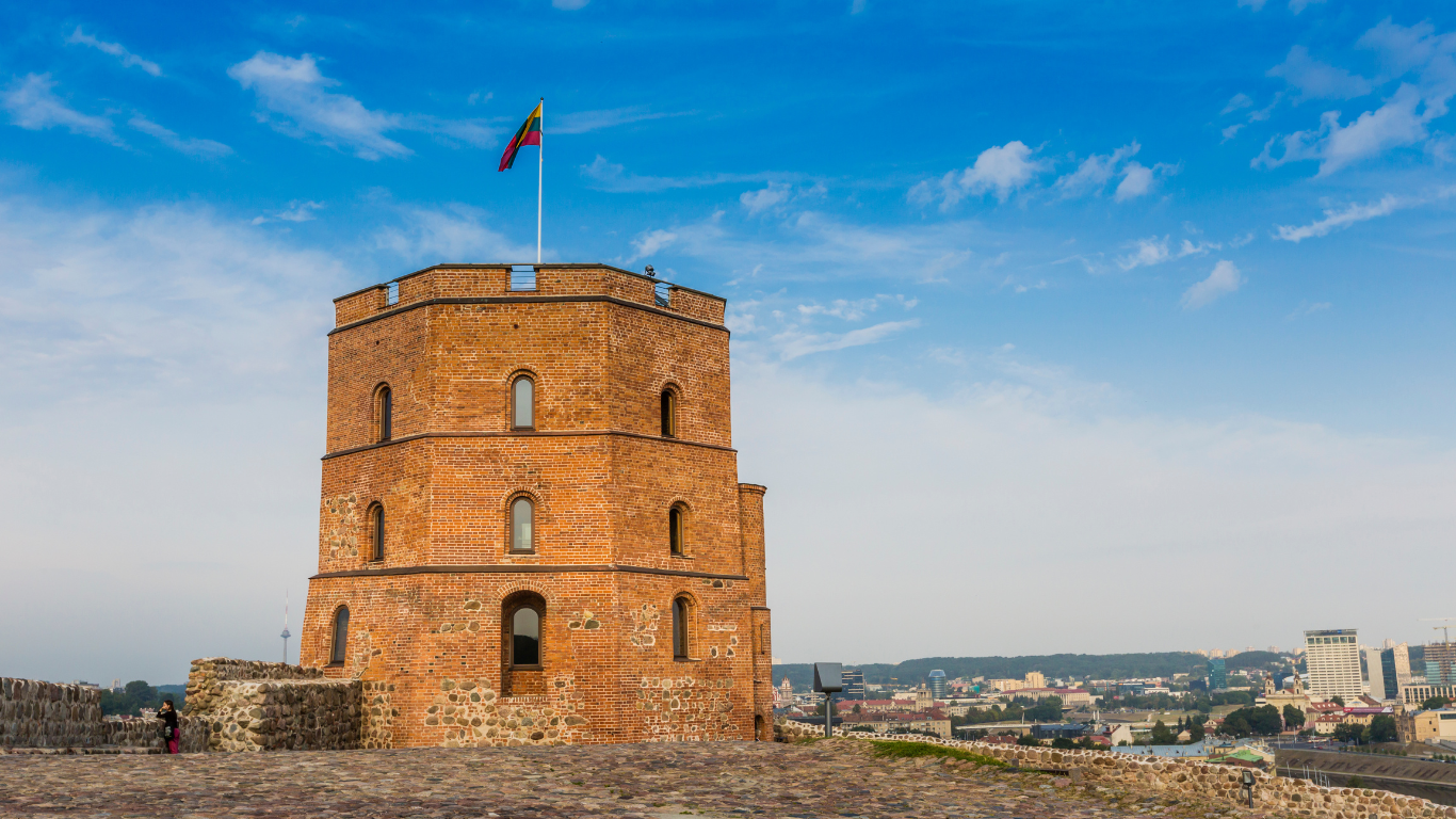 Vilnius, Lithuania Tower of Gediminas