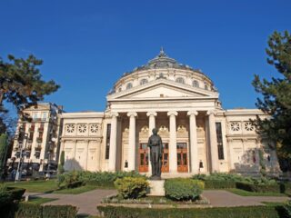 Romanian Atheneum in Bucharest, Romania