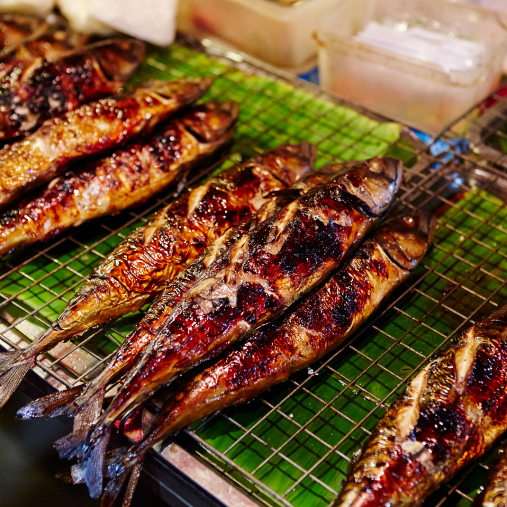 Grilled fish