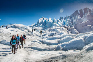 Calafate - Trekking on the largest ice fields in the world at Los Glaciares National Park.