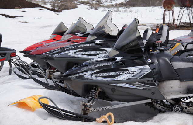 Snowmobiling