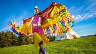 View of indigenous event