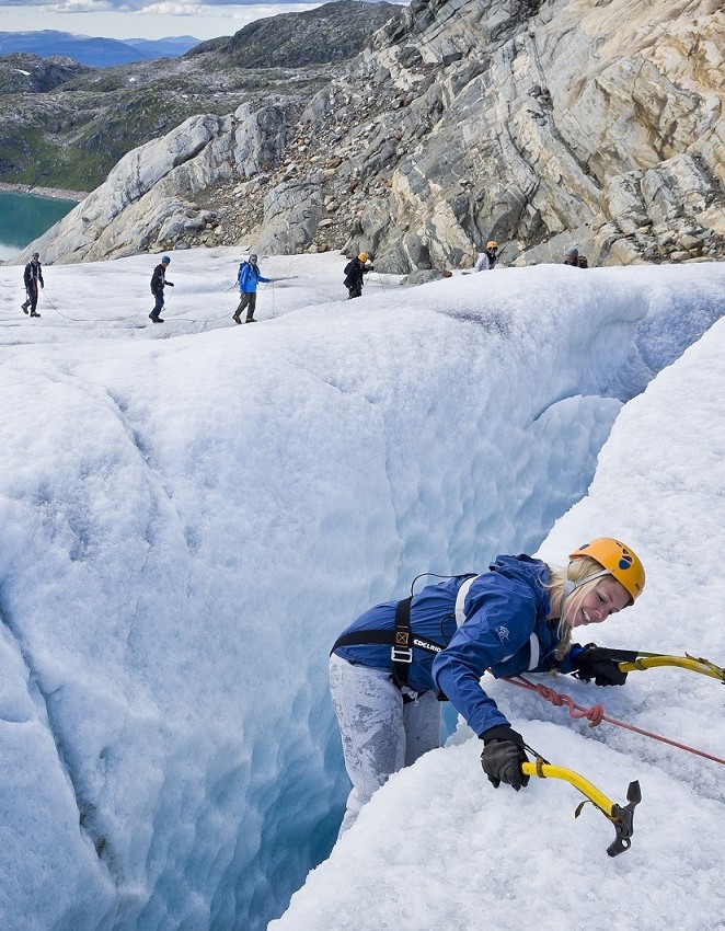 Glacier walks in Norway