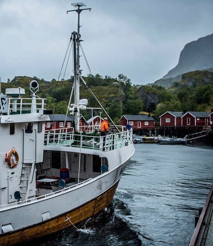 Fishing boat in Nusfjord