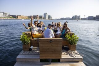 Sailing with Green Raft in Copenhagen