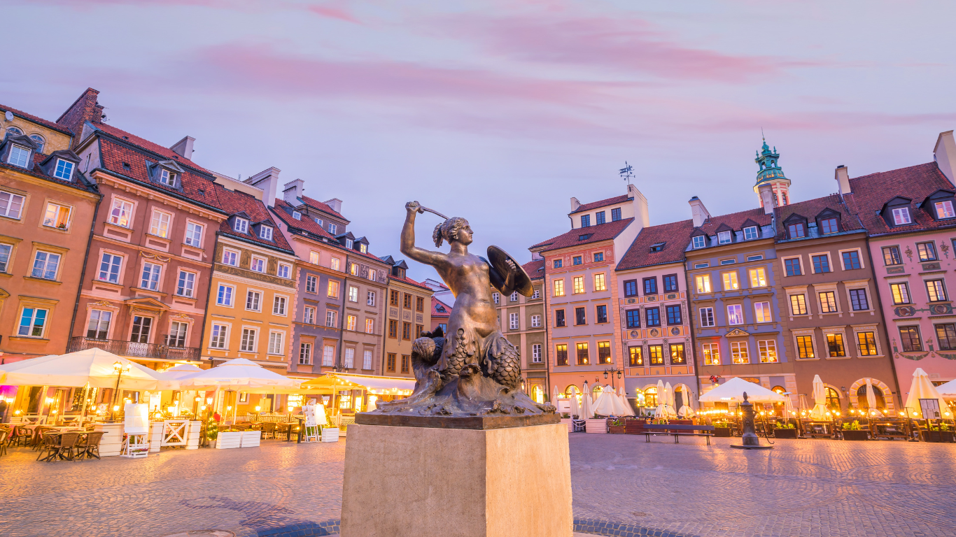Old Town Warsaw Mermaid